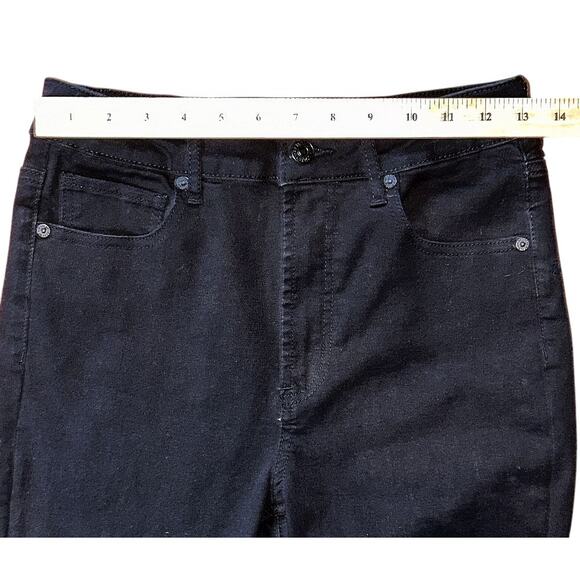 Articles of Society High-Rise Cropped Flared Black Jeans Size 2 26X26 - Picture 2 of 7